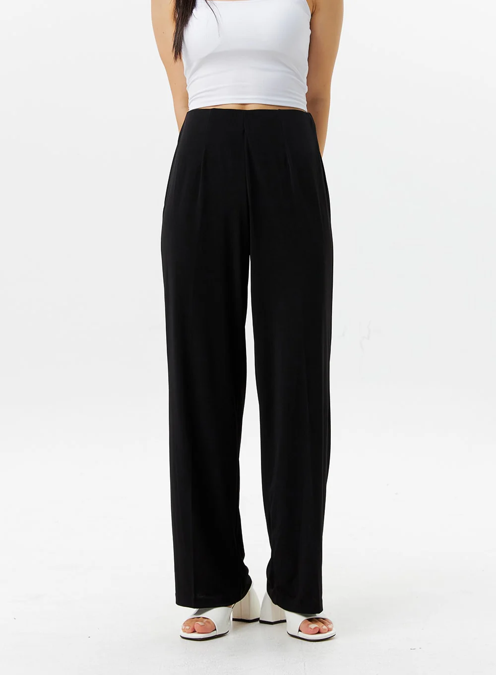 Wide Leg Tailored Pants OG314 - Image 2