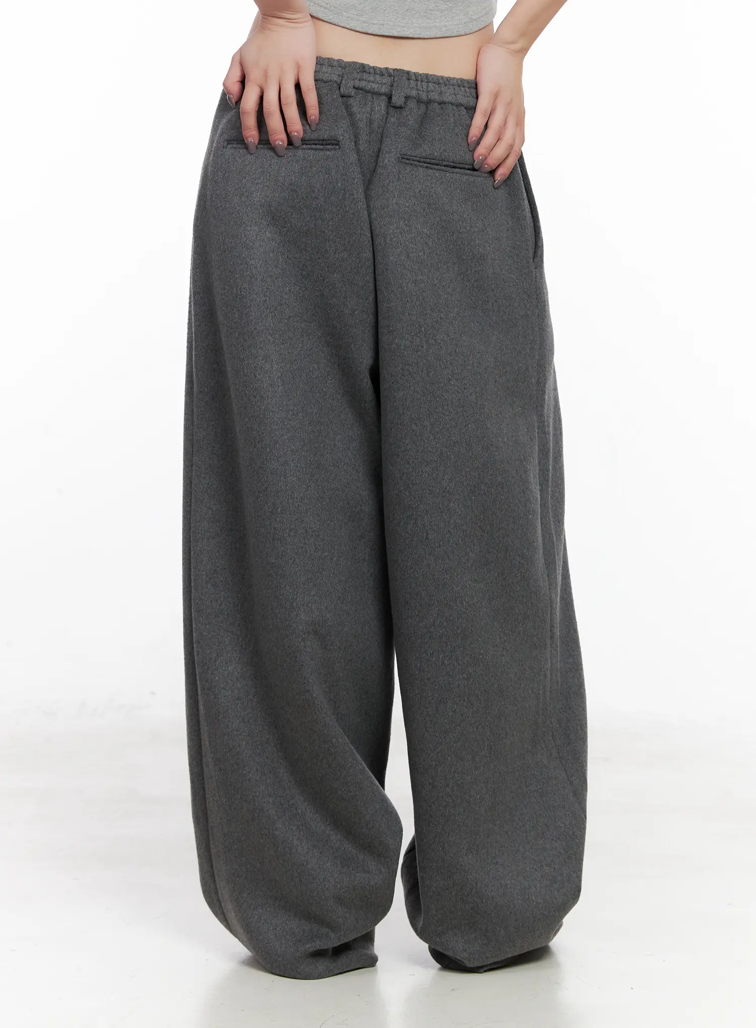 Wide Leg Tailored Trousers CN513 - Image 8