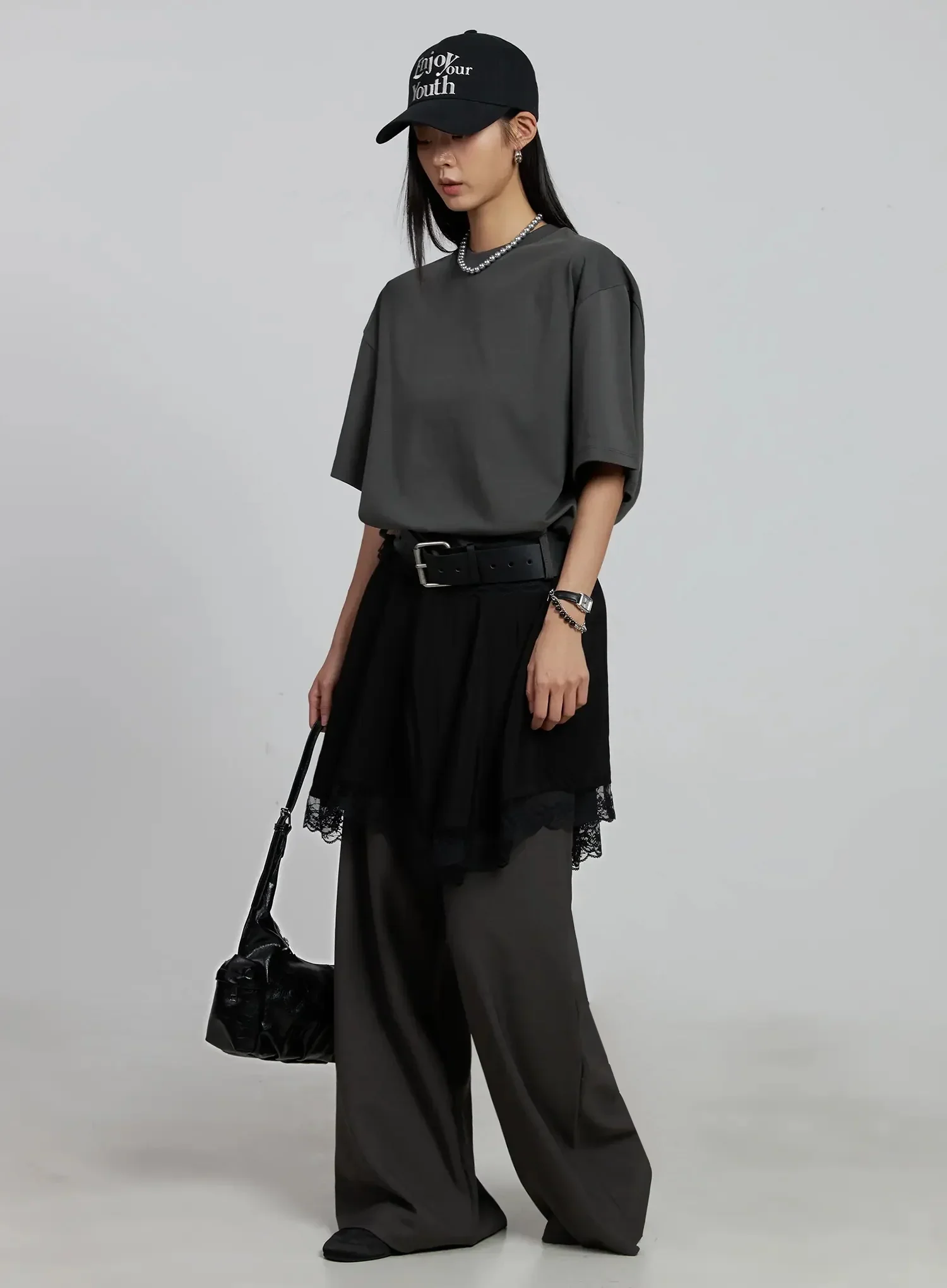 Wide Leg Tailored Trousers IM520 - Image 14