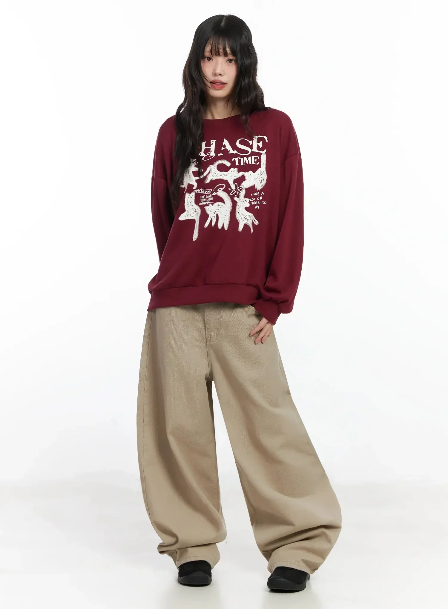 Wide Leg Trousers F516 - Image 6