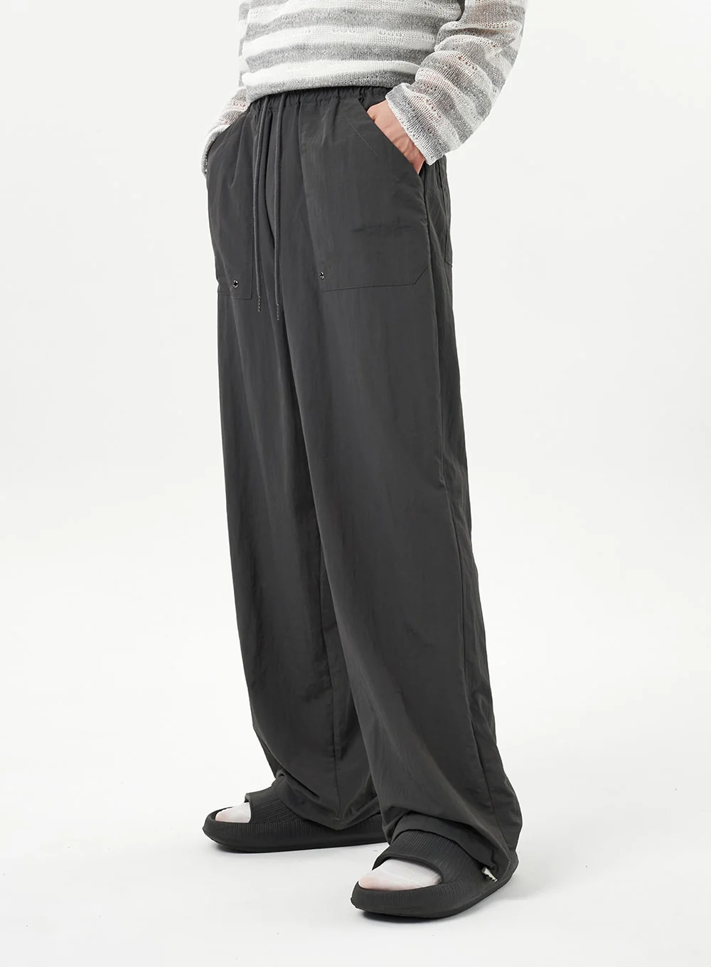 Wide Track Pants Unisex CU313 - Image 5