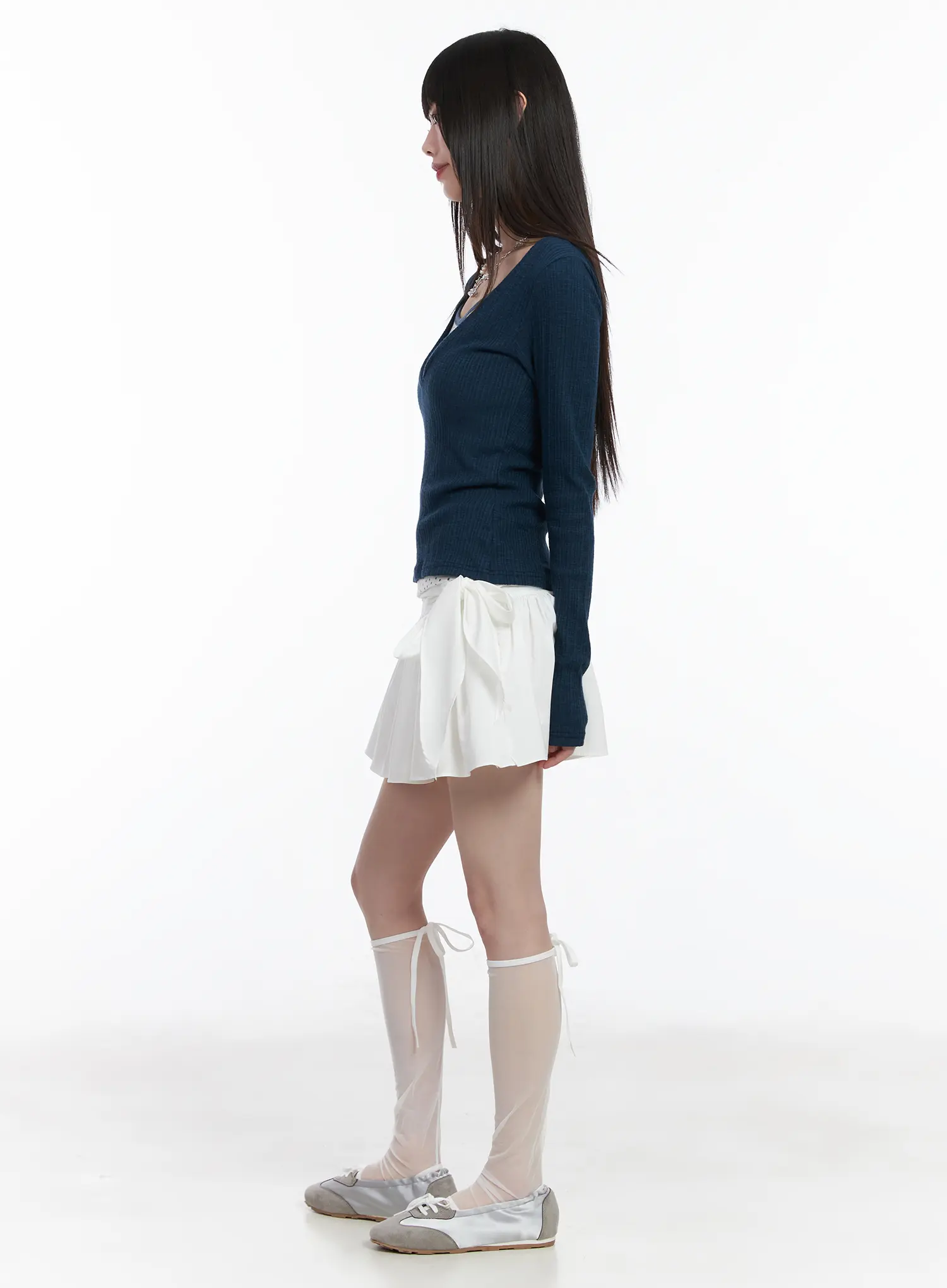 Wrap Flare Mini Skirt CM524 - Image 3