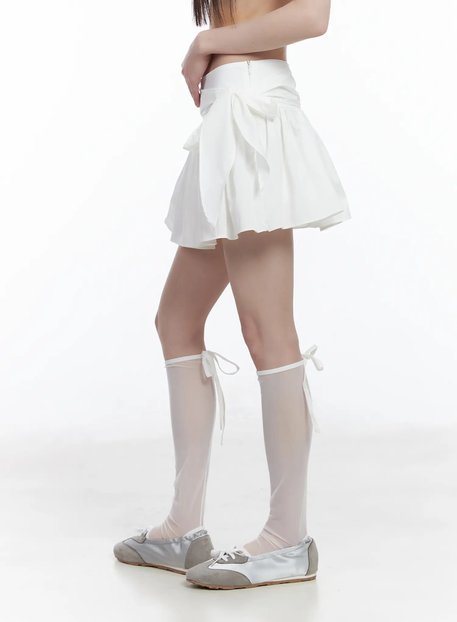 Wrap Flare Mini Skirt CM524 - Image 5
