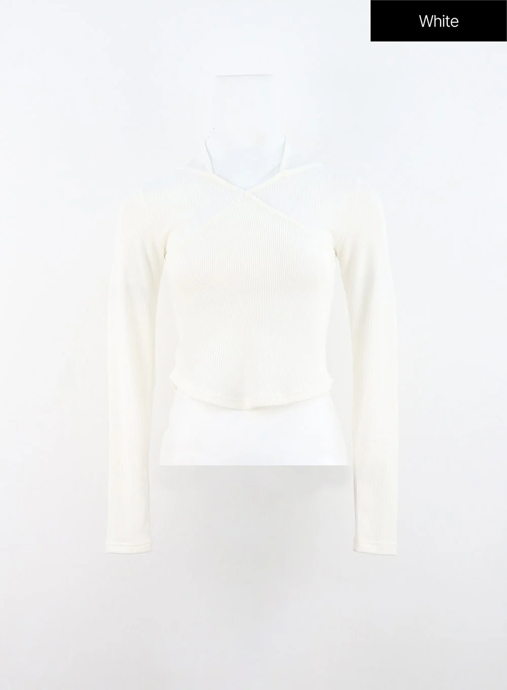 Wrap Halter Neck Slim Fit Tee IN310 - Image 9