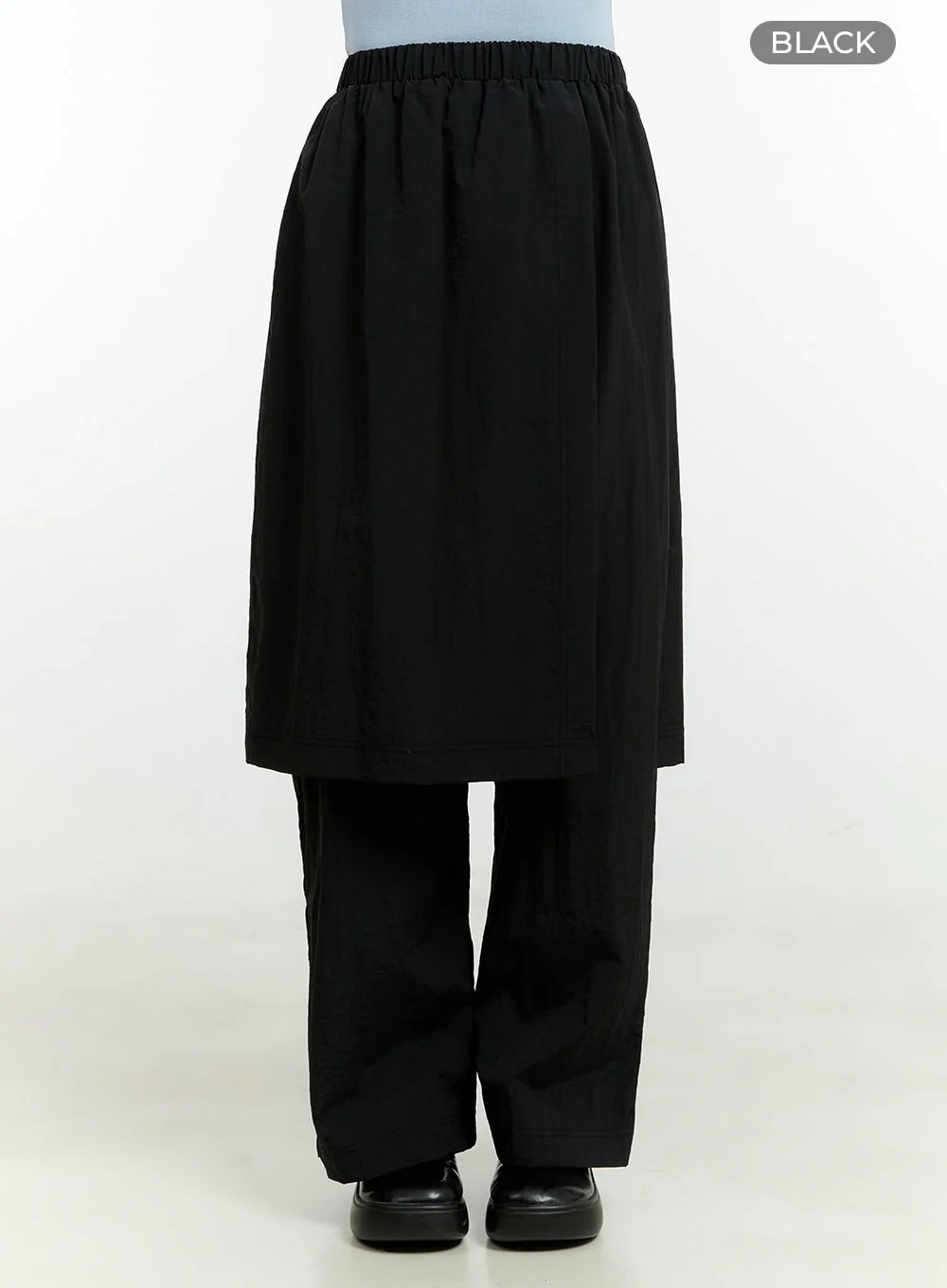 Wrap Midi Skirt with Pants OL430 - Image 8