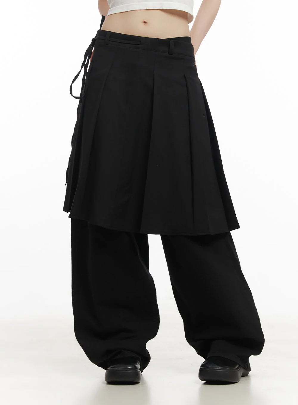 Wrap Pleated Midi Skirt CF518 - Image 3