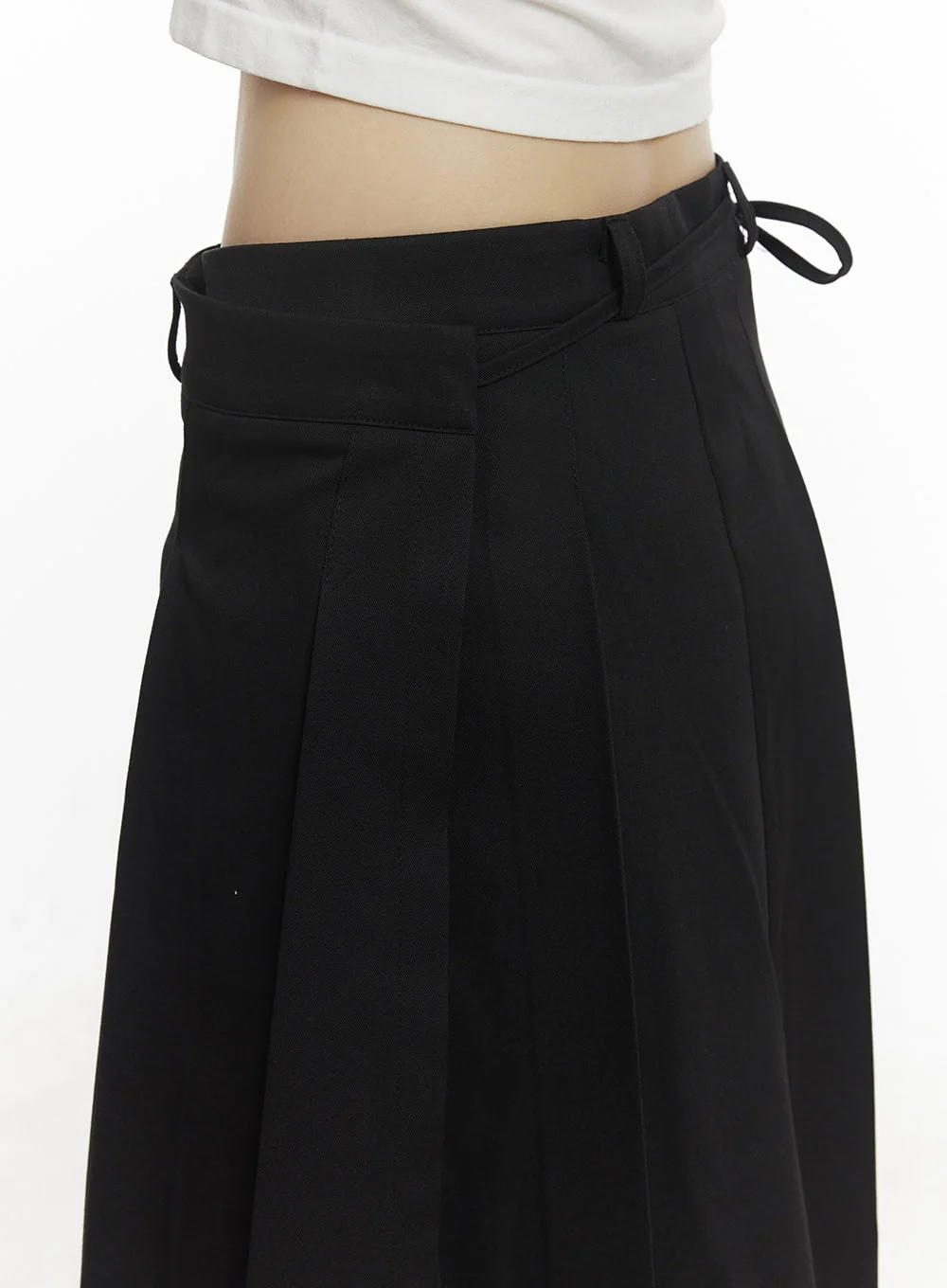 Wrap Pleated Midi Skirt CF518 - Image 6