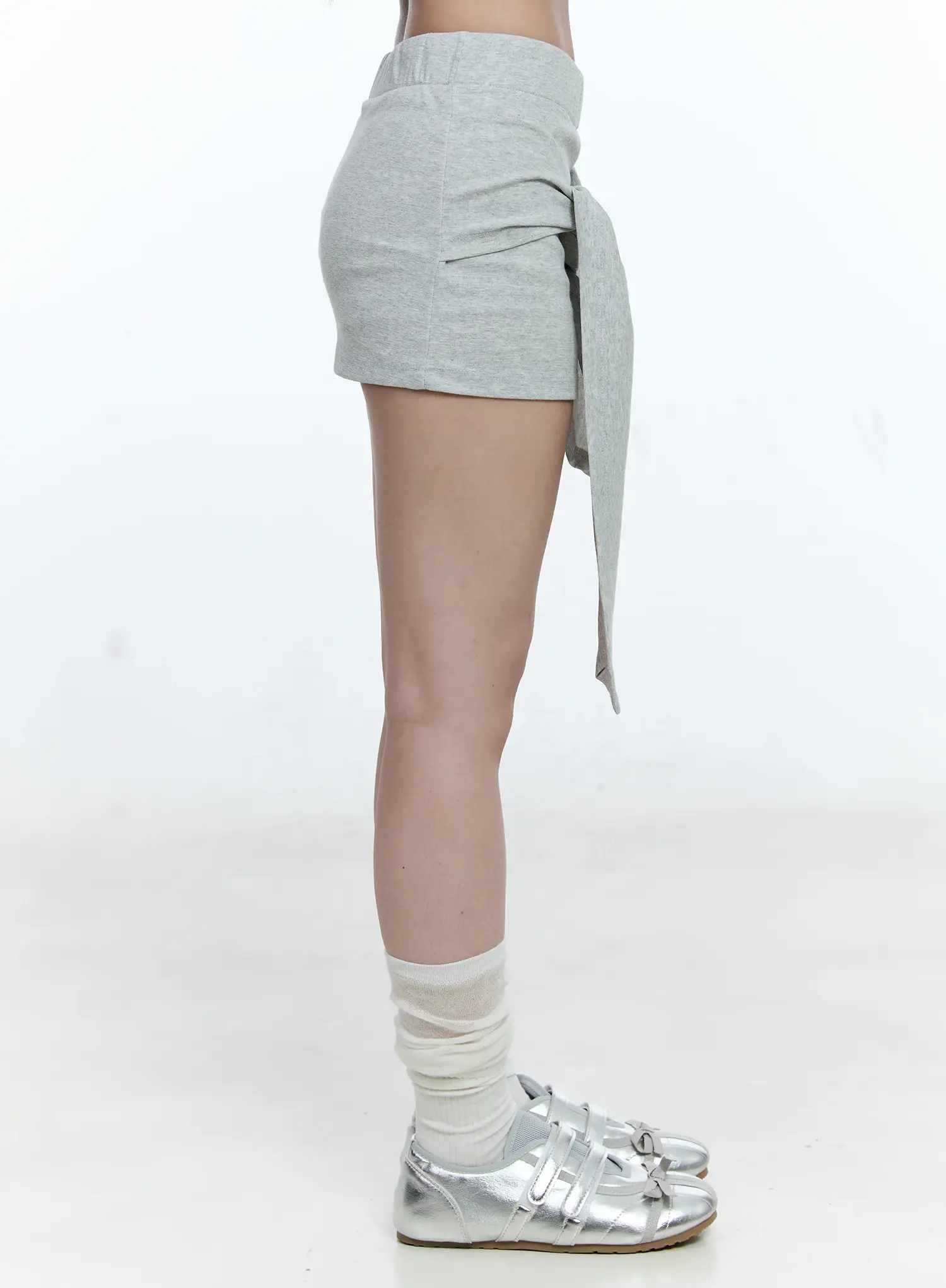 Wrap Ribbon Mini Skirt CG511 - Image 4