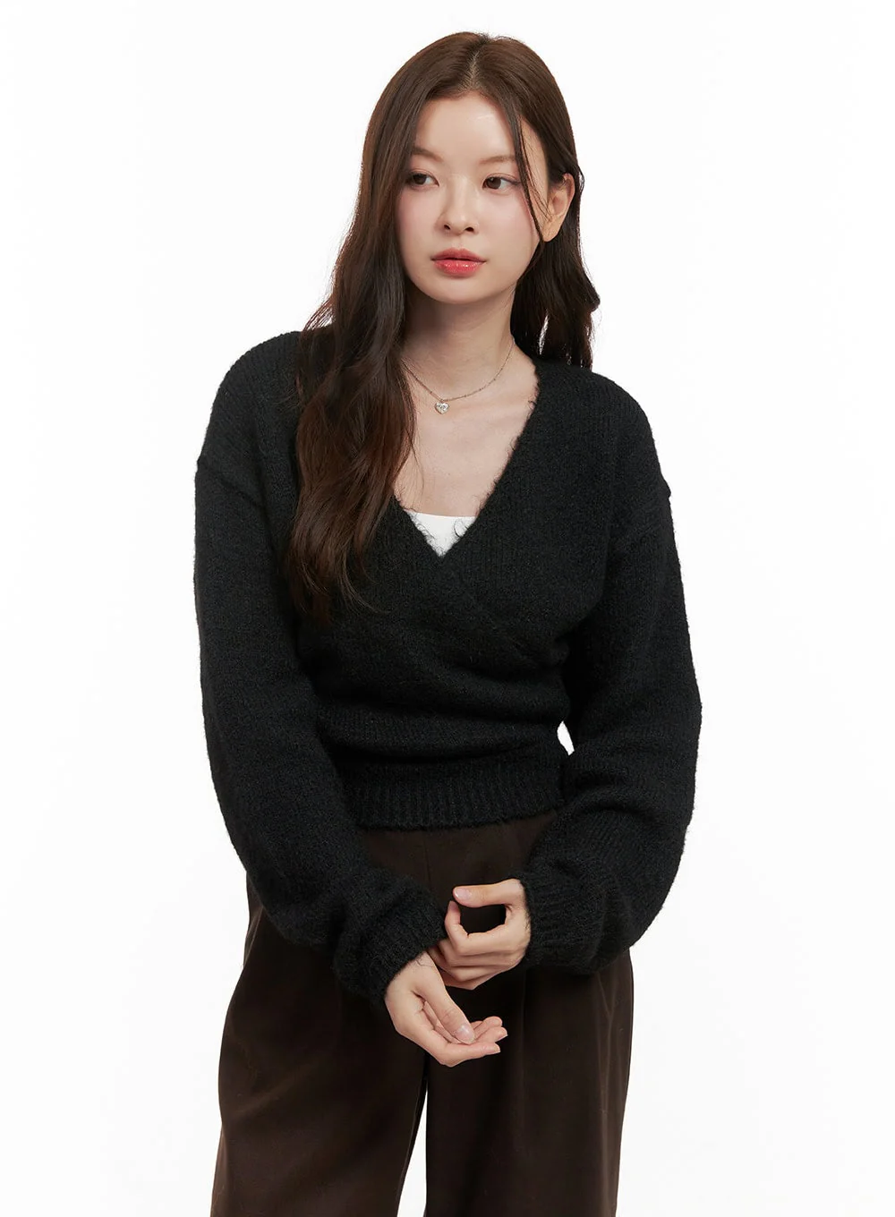 WrapMe Up V-Neck Sweater OD403 - Image 10
