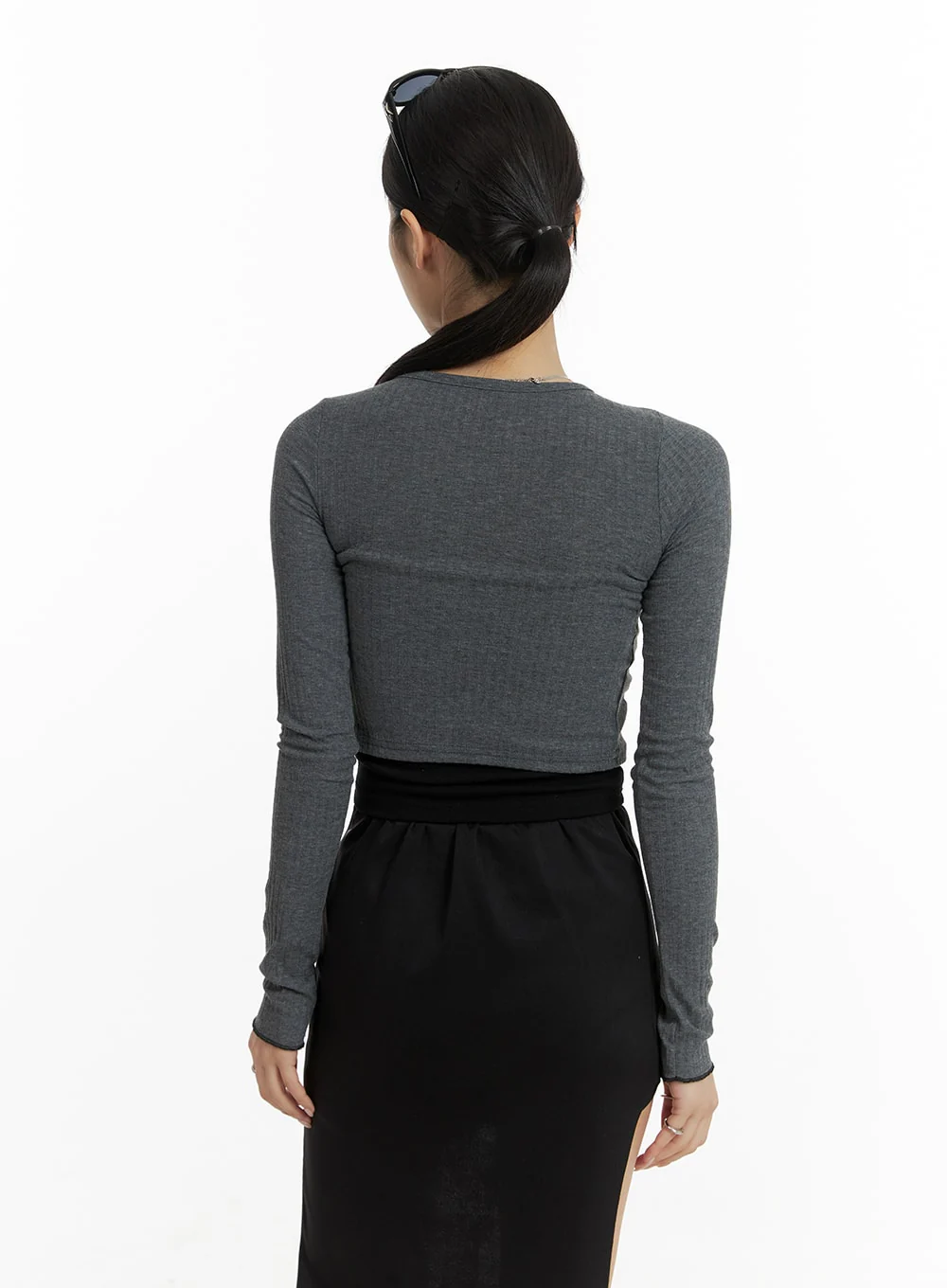 X Strap Slim Fit Crop Top CM405 - Image 6