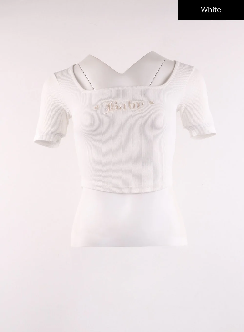 Y2K Square Neck Baby Crop Top IJ430 - Image 11