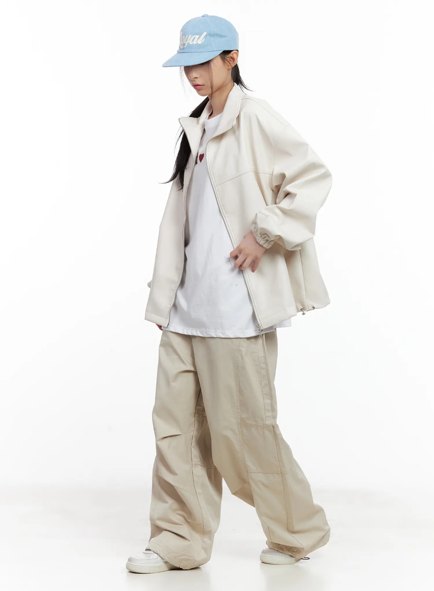 Yeji Wide-Leg Carpenter Pants CU530 - Image 12