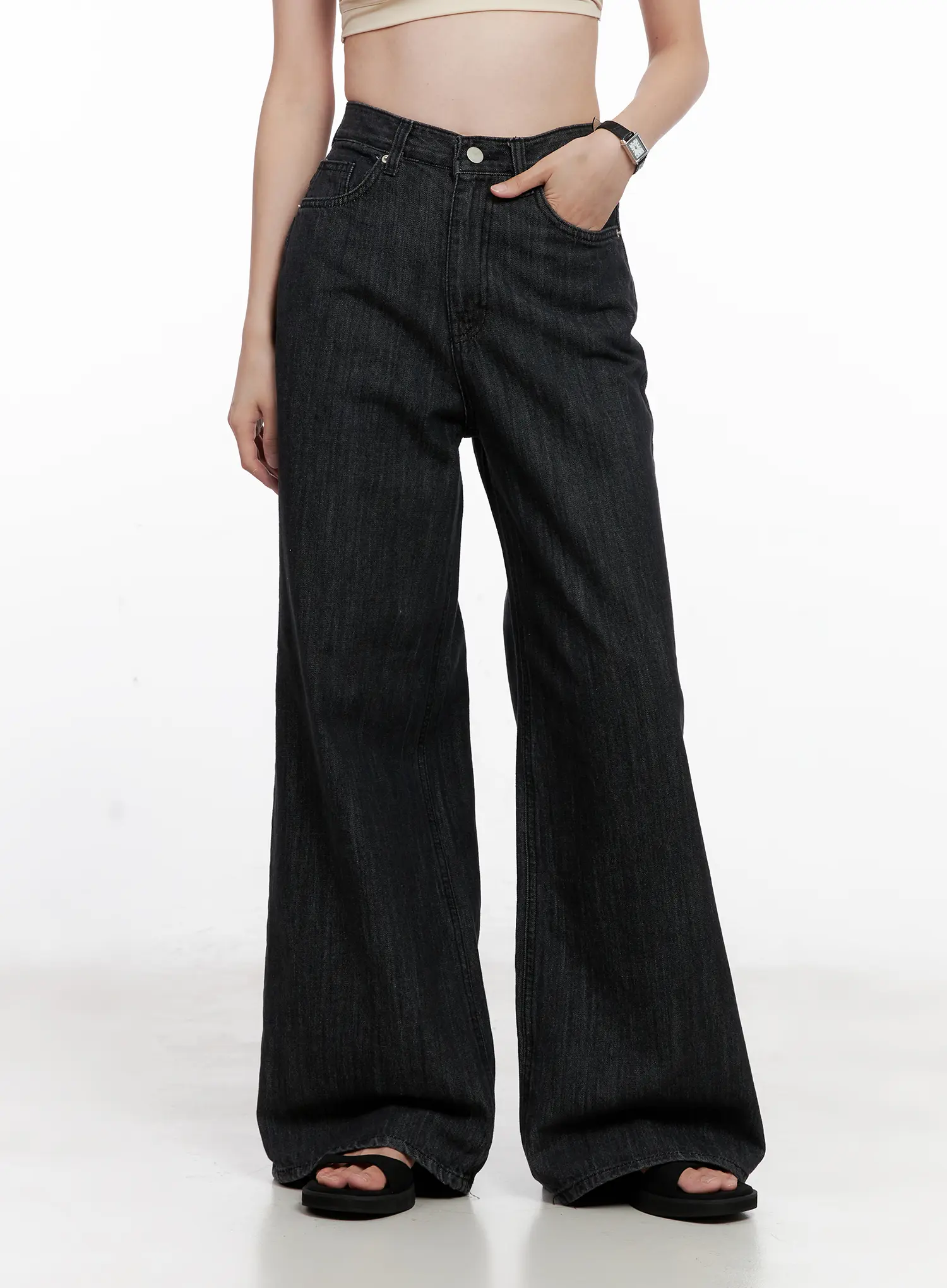 Yeon High-Waist Wide Jeans CL523 - Image 8