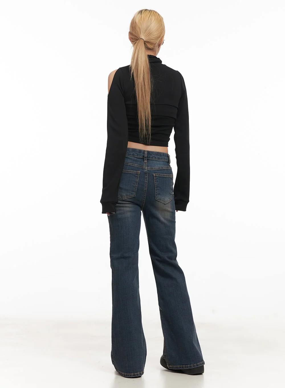 Zip-Up Cut-Out Bolero Top CM506 - Image 9