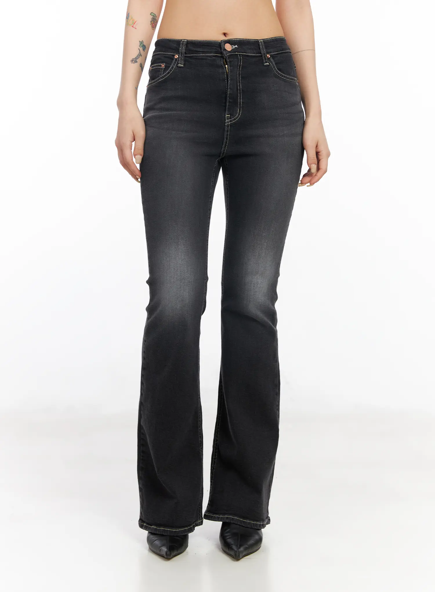 Zora Vintage Bootcut Flared Jeans CF527 - Image 8
